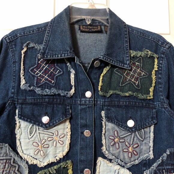 New Direction Fashion Jean Denim Jacket Size Small - Picture 3 of 7